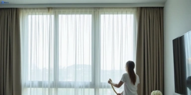 Delicate sheer drape cleaning macarthur-square-nsw Matty Curtain Cleaning